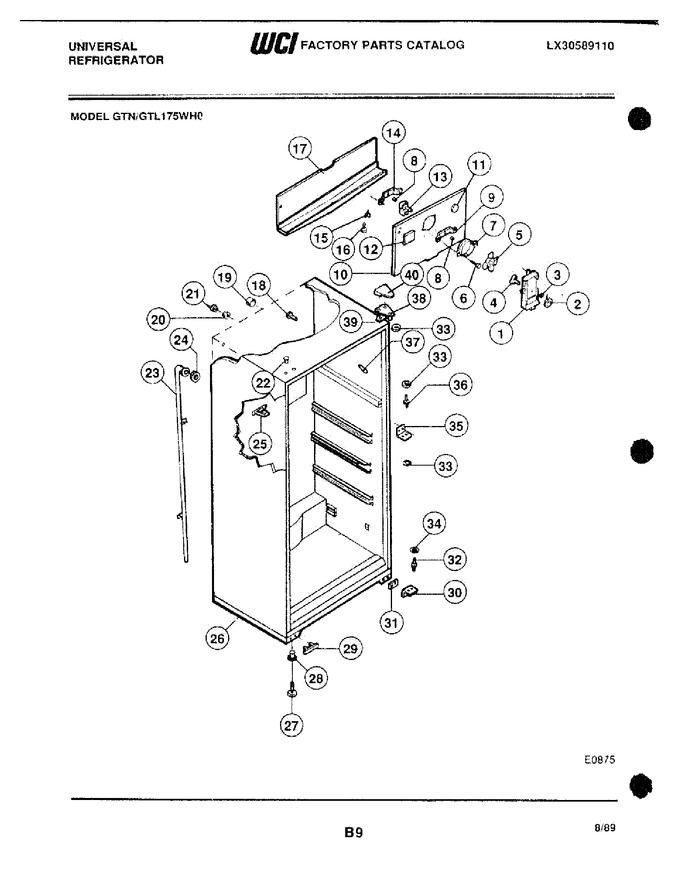 Diagram for GTN175WH0