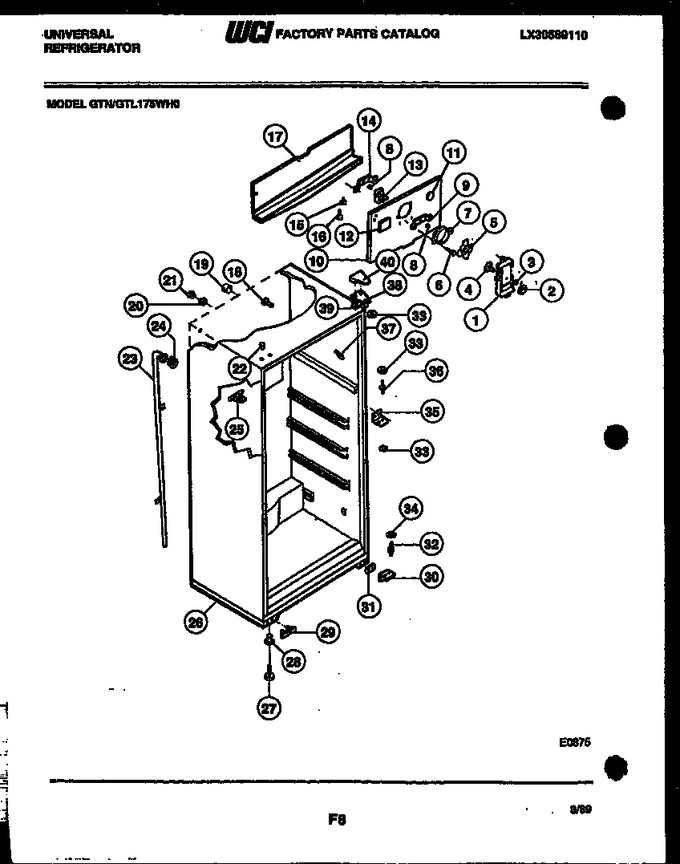 Diagram for GTL175WW0-23