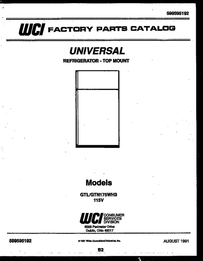 Diagram for GTL175WY3