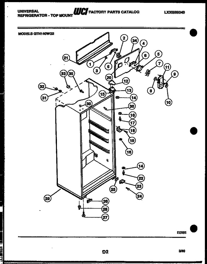 Diagram for GTN140CG2