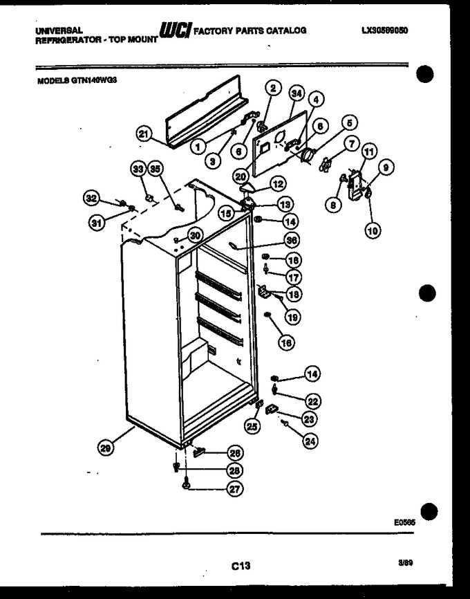 Diagram for GTN140WB3