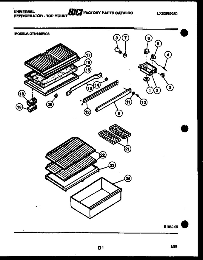 Diagram for GTN140WB3