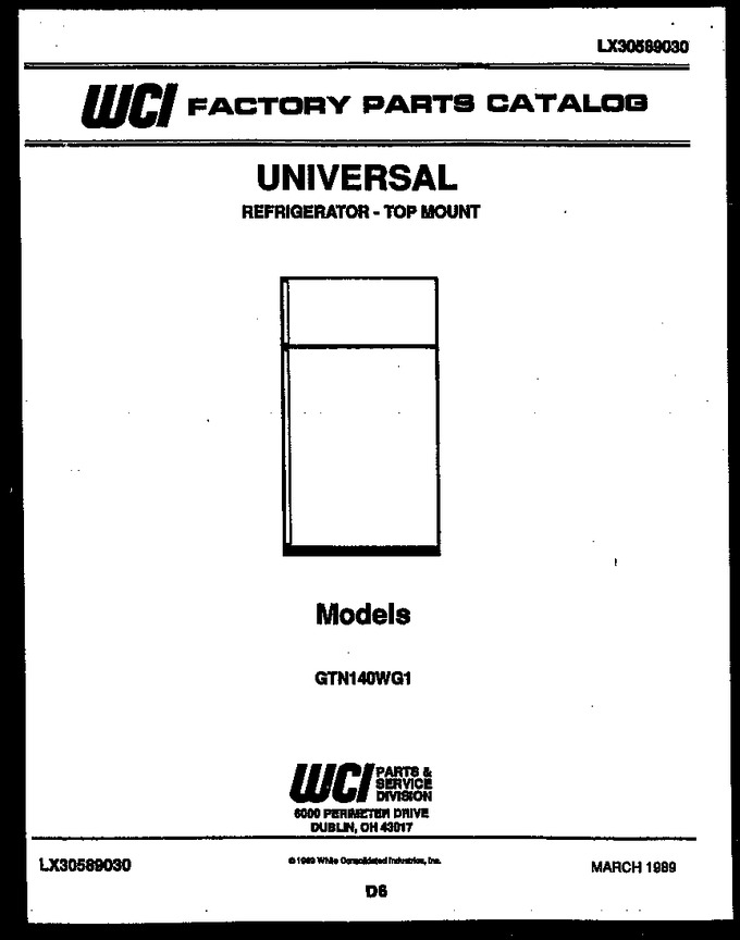 Diagram for GTN140WG1