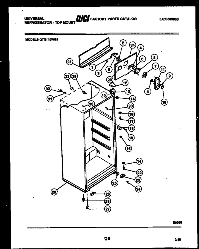 Diagram for GTN140WG1