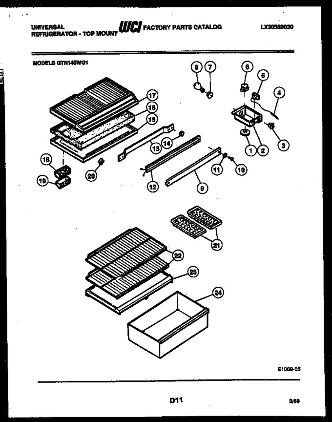 Diagram for GTN140WG1