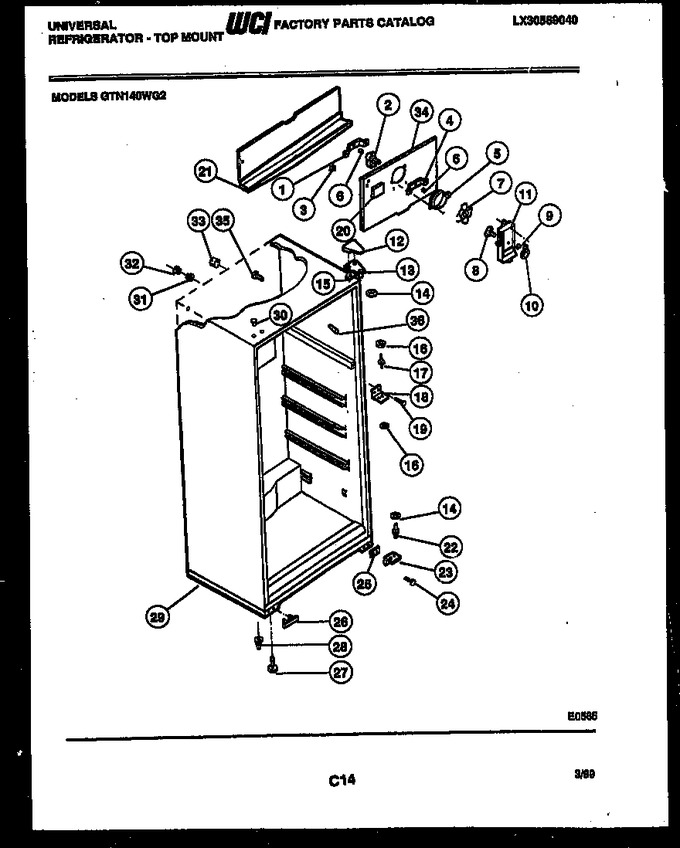 Diagram for GTN140WG2