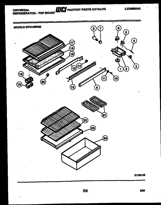Diagram for GTN140WG2