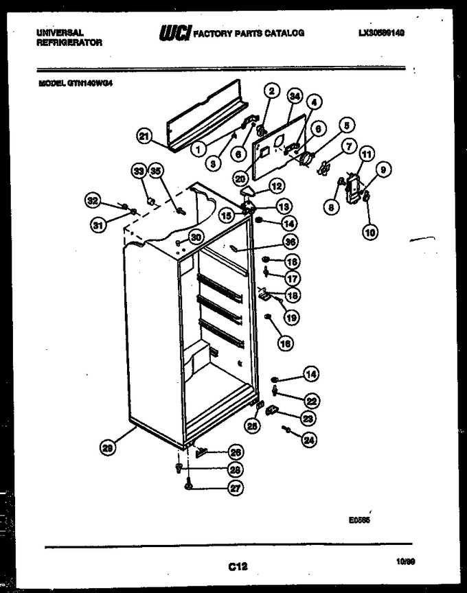 Diagram for GTN140WG4