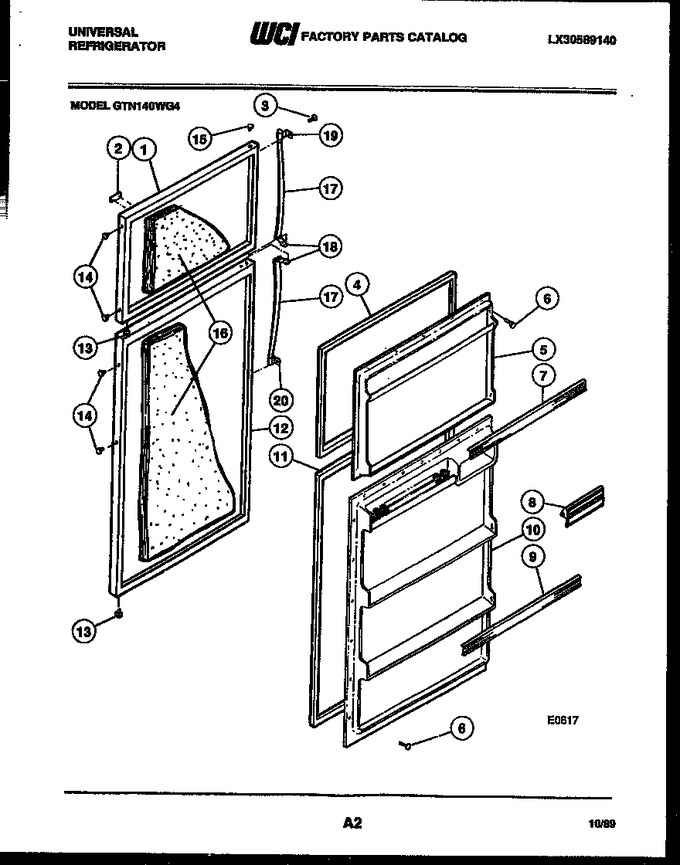 Diagram for GTN140WGJ4