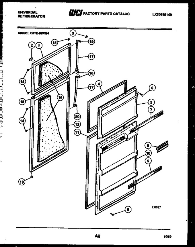 Diagram for GTN140WGF4