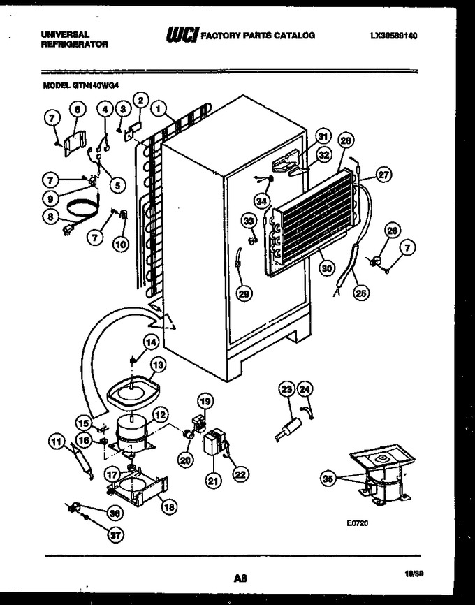 Diagram for GTN140WGF4