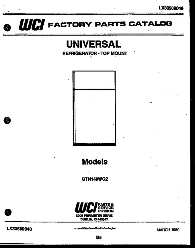 Diagram for GTN140WGF2
