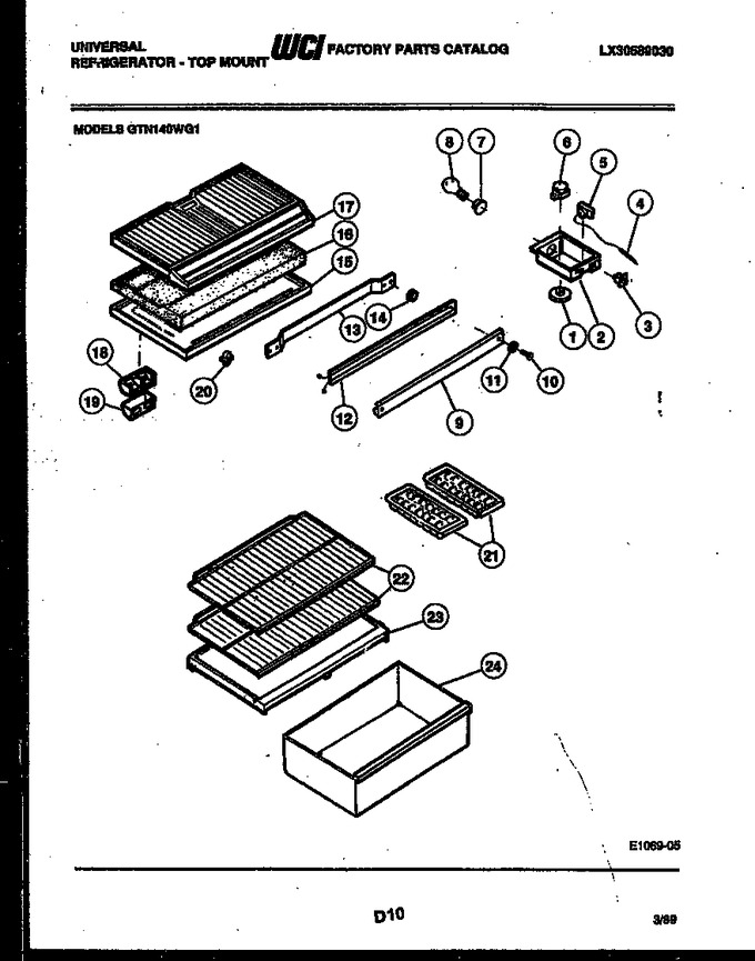Diagram for GTN140WGF1