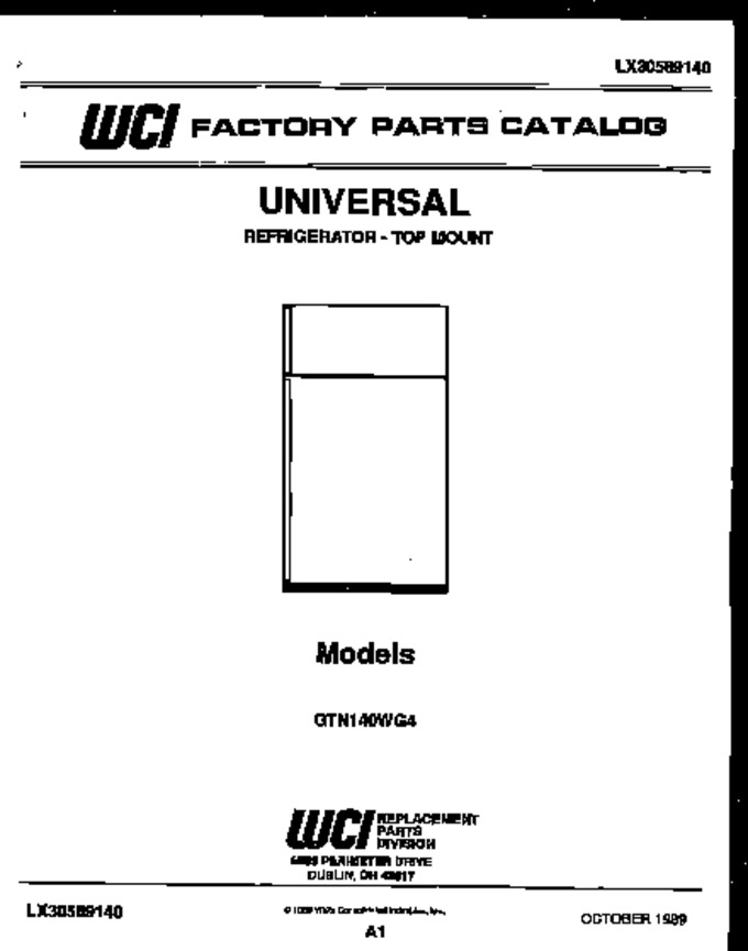Diagram for GTN140WGV4