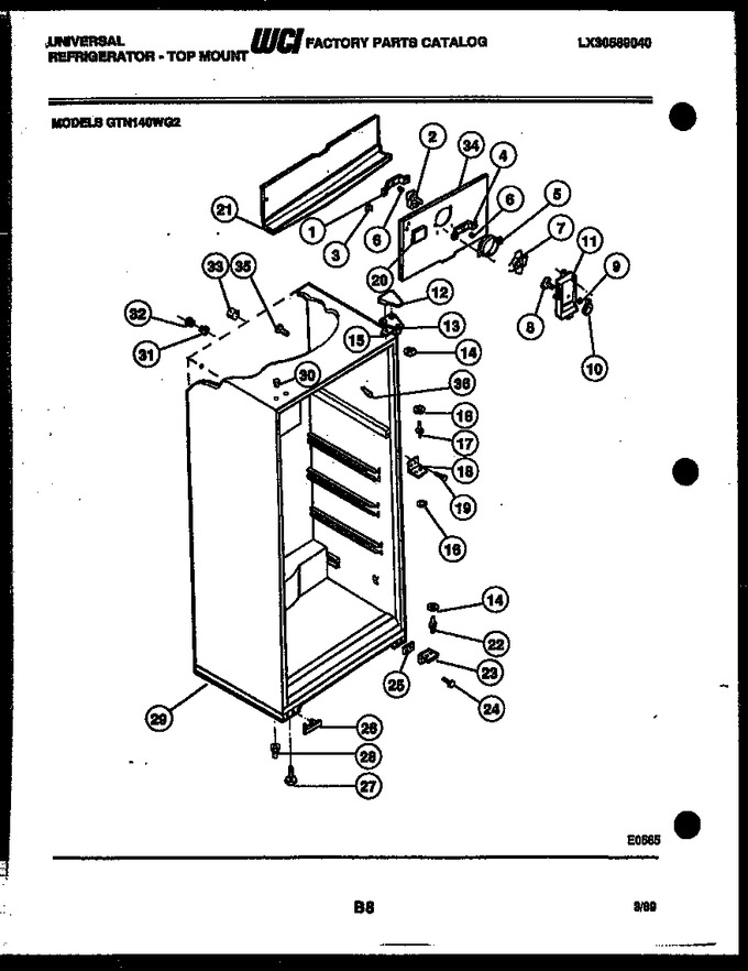 Diagram for GTN140WGF2