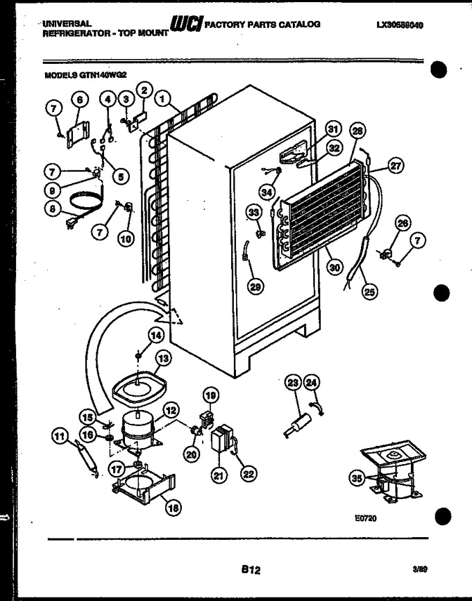 Diagram for GTN140WGF2