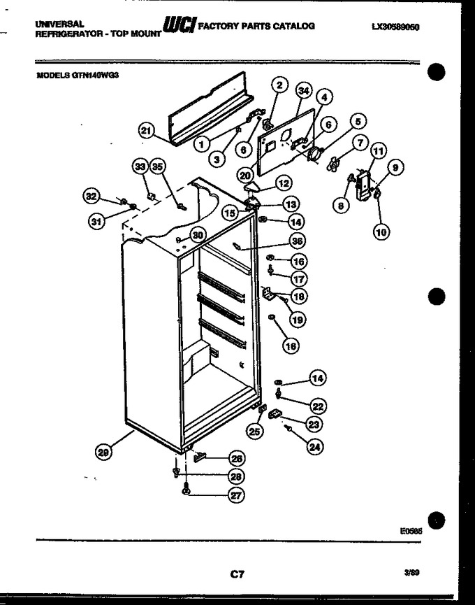 Diagram for GTN140WGV3