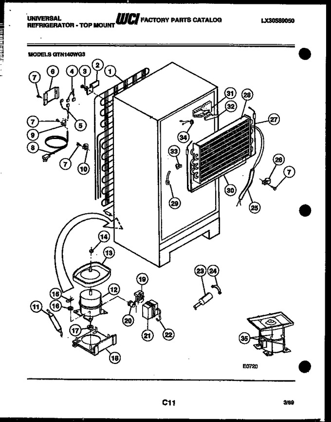 Diagram for GTN140WGV3