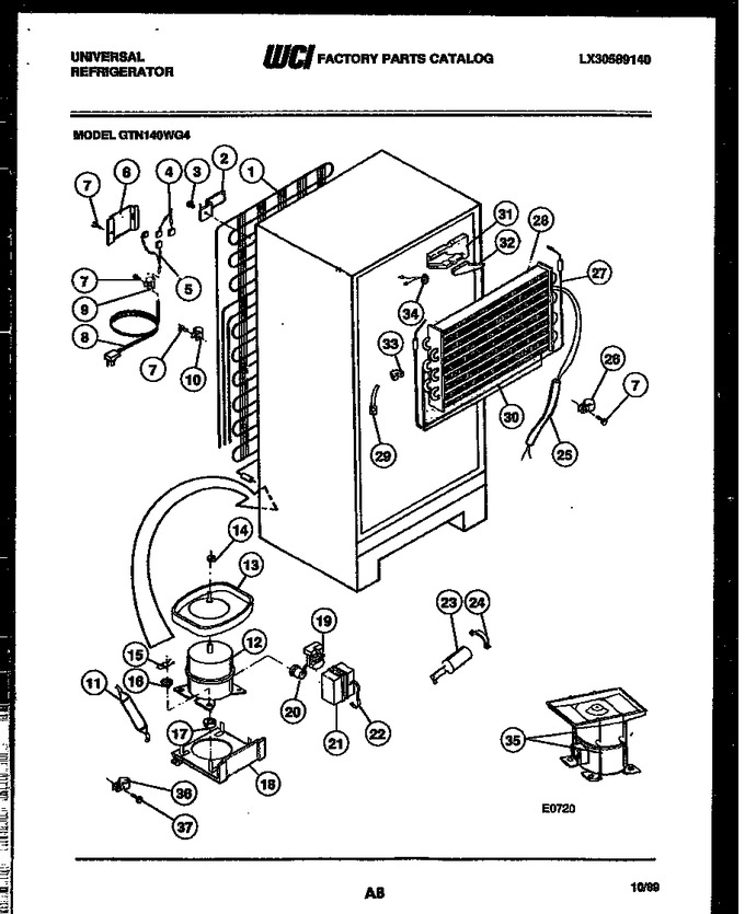 Diagram for GTN140WGV4