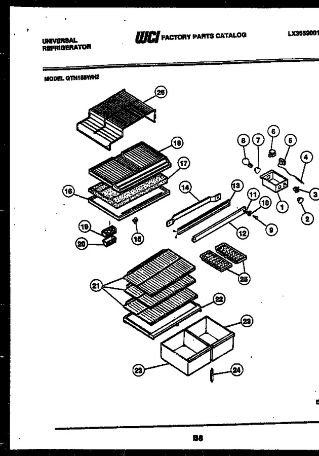 Diagram for GTN155CH2