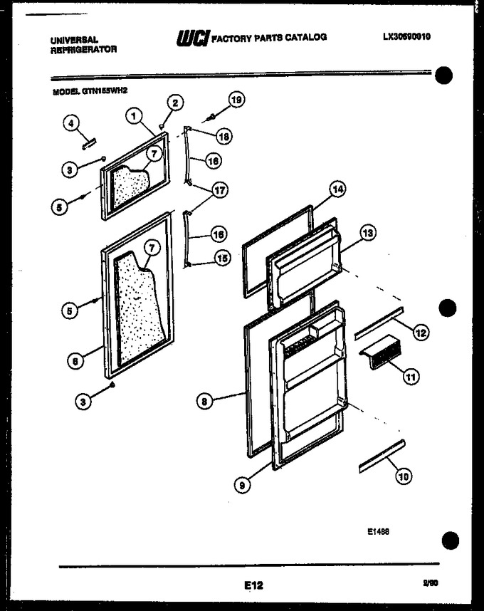 Diagram for GTN155WHJ2