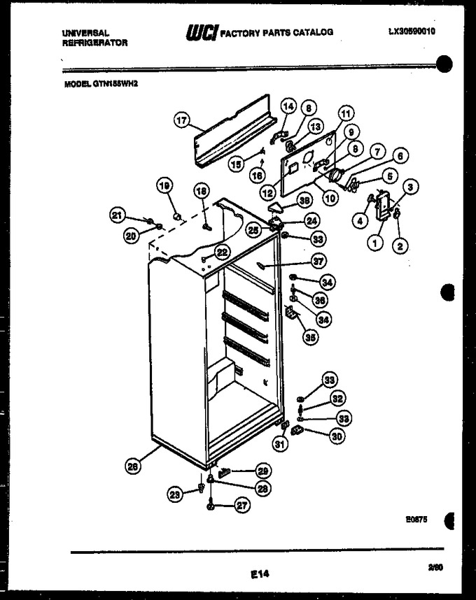 Diagram for GTN155WHJ2