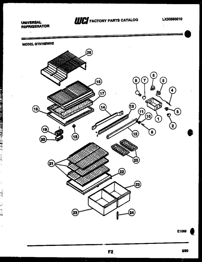 Diagram for GTN155WHV2