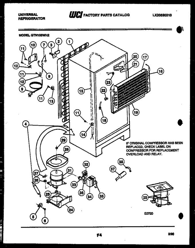 Diagram for GTN155WHJ2