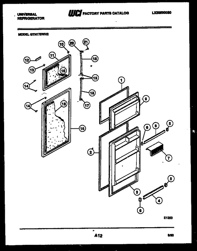 Diagram for GTN175WHJ2
