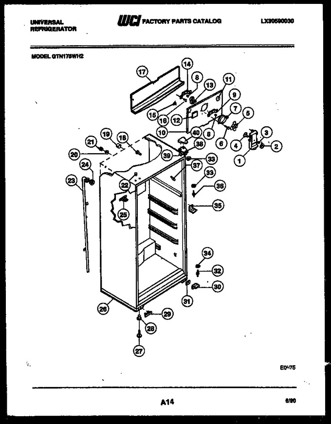 Diagram for GTN175WH2-00