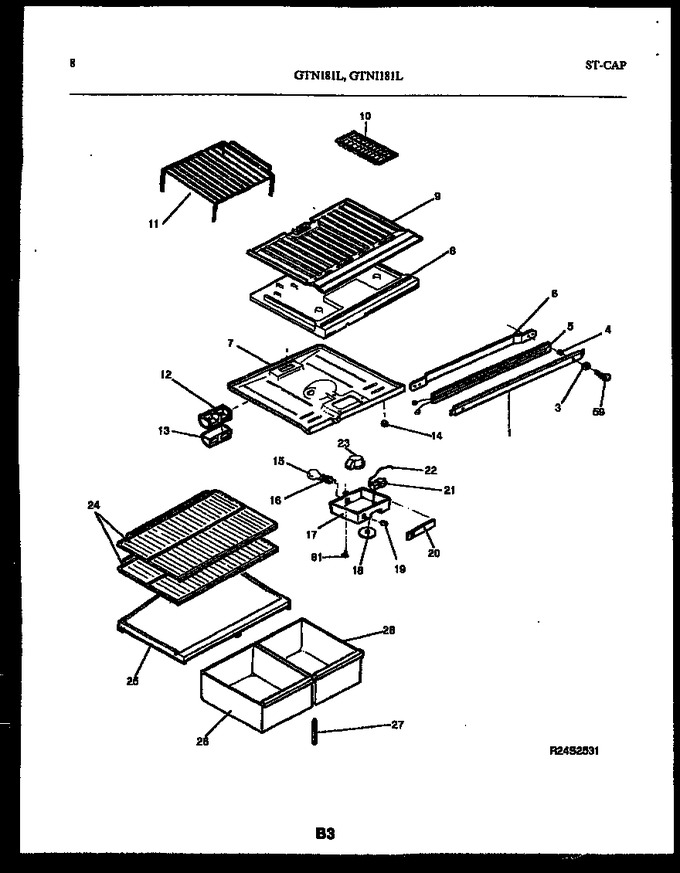 Diagram for GTN181WLO