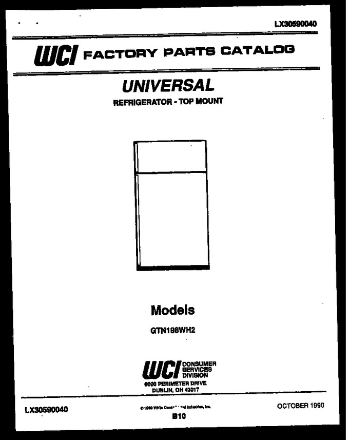 Diagram for GTN198WV2