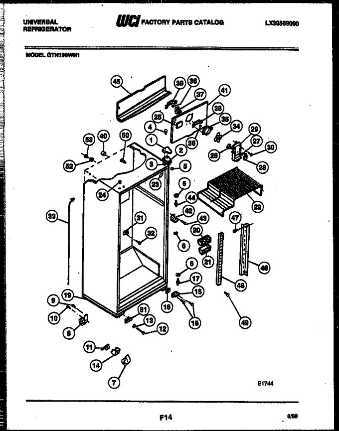 Diagram for GTN198WHF1