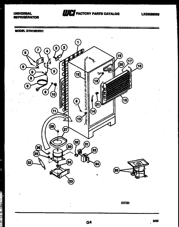 Diagram for GTN198WHF1