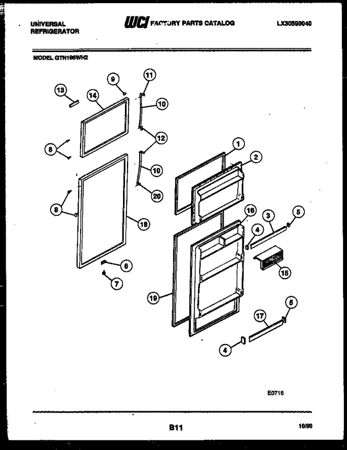 Diagram for GTN198WH2-66