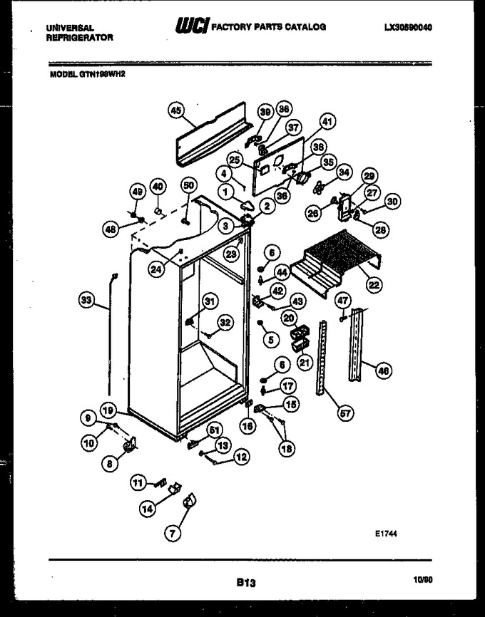 Diagram for GTN198WH2-00