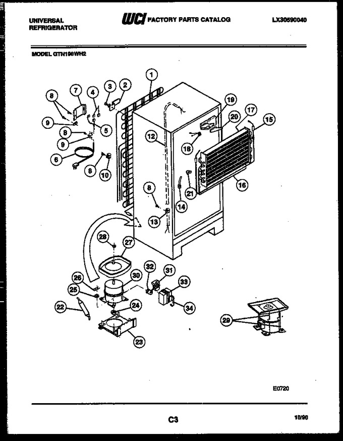 Diagram for GTN198WH2-57