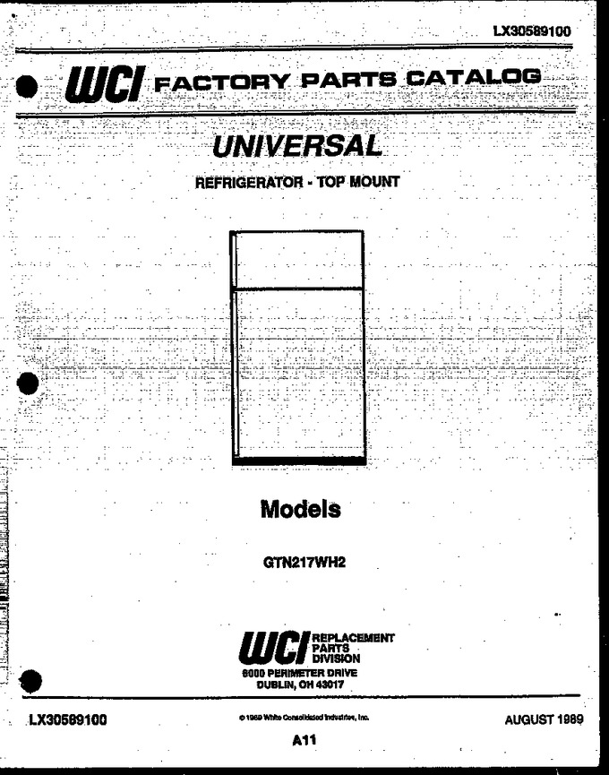 Diagram for GTN217WHF2