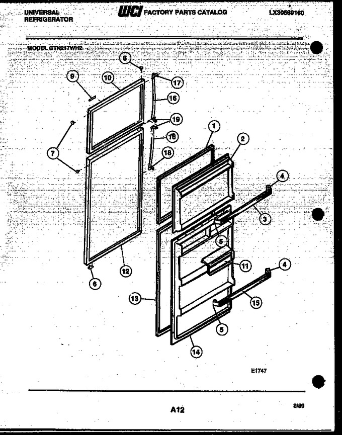 Diagram for GTN217WHF2