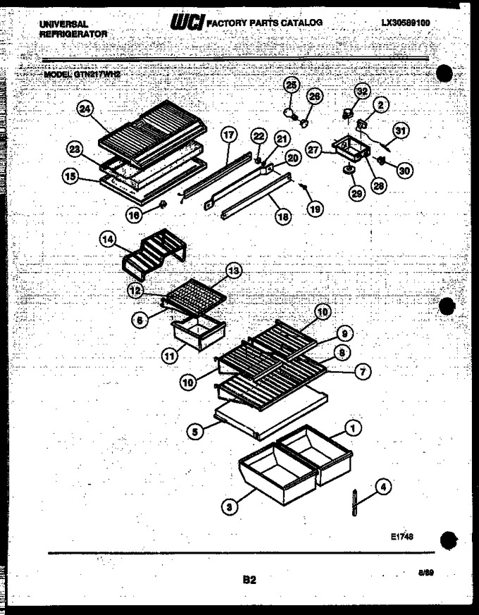 Diagram for GTN217WHF2