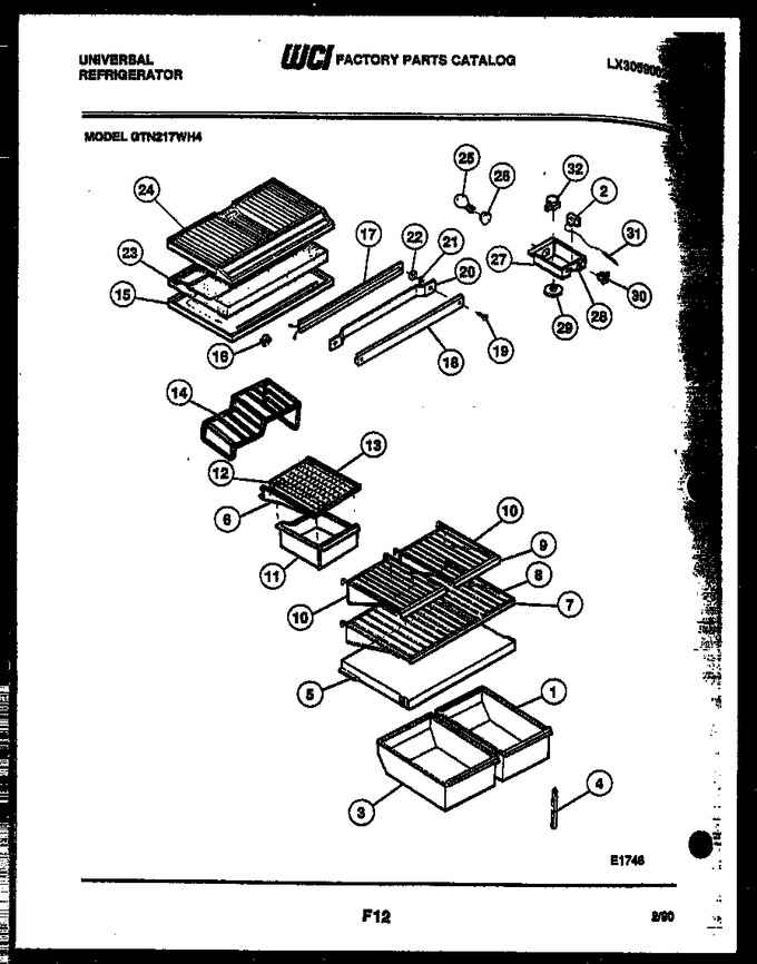 Diagram for GTN217WHF4