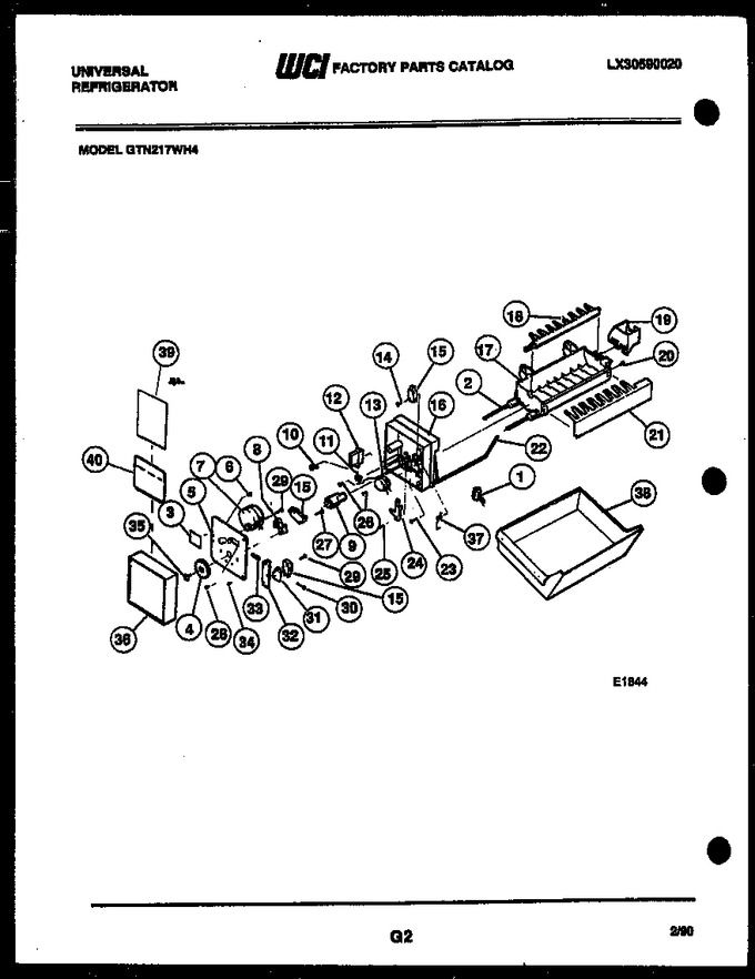 Diagram for GTN217WHF4