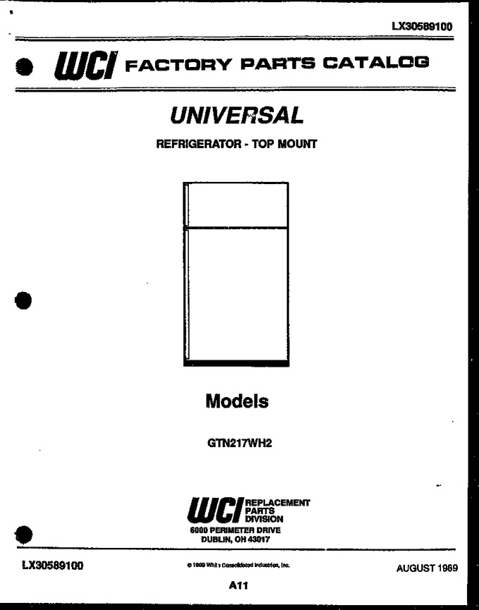 Diagram for GTN217WHL2