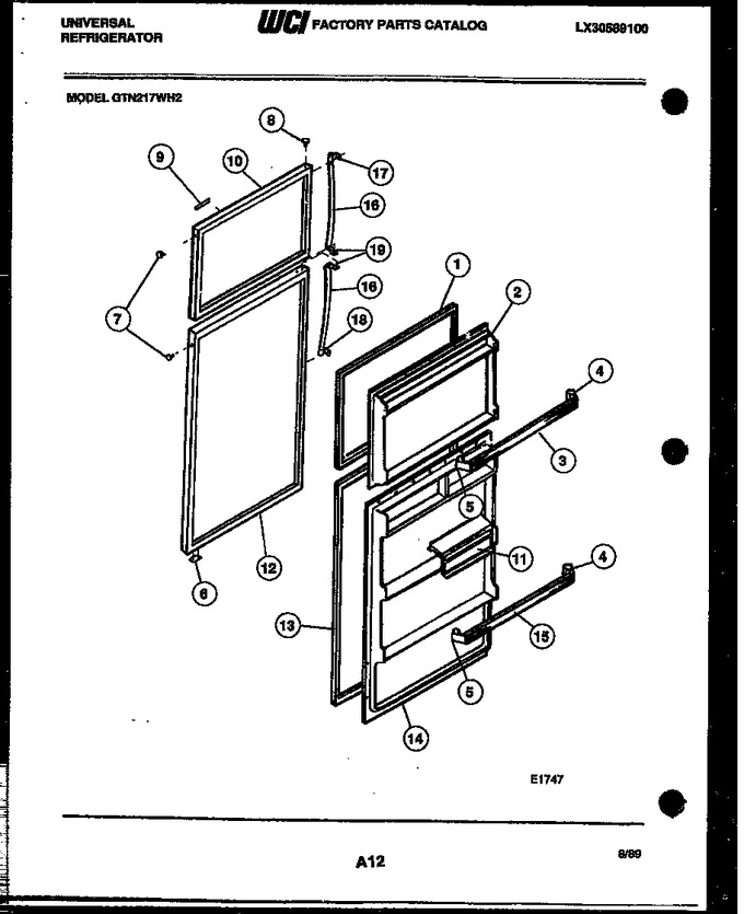 Diagram for GTN217WHL2