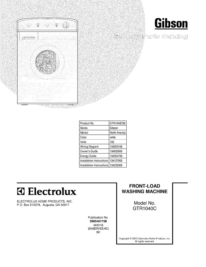 Diagram for GTR1040CS0