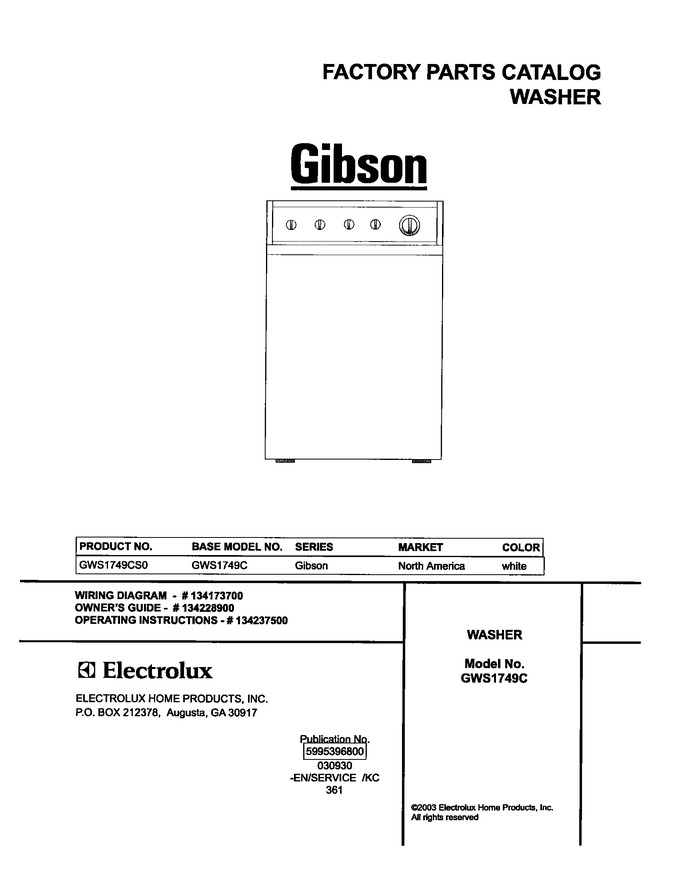 Diagram for GWS1749CS0