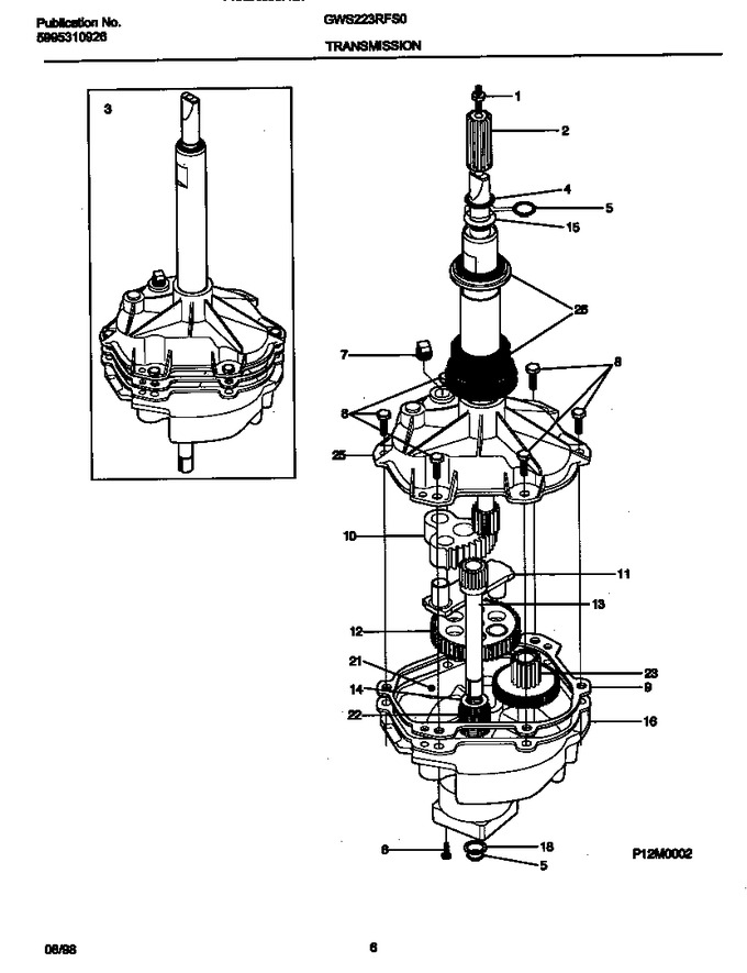Diagram for GWS223RFS0