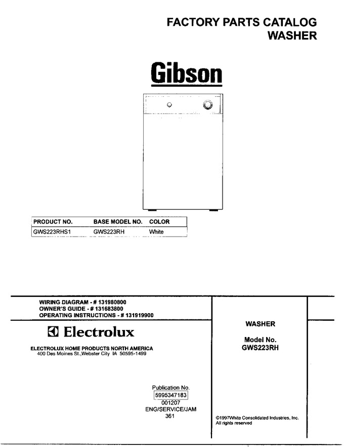 Diagram for GWS223RHS1