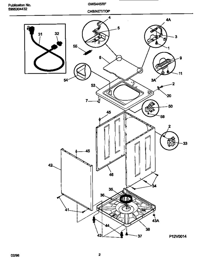 Diagram for GWS445RFS0