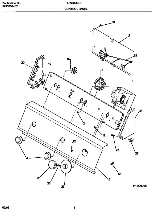 Diagram for GWS445RFS0